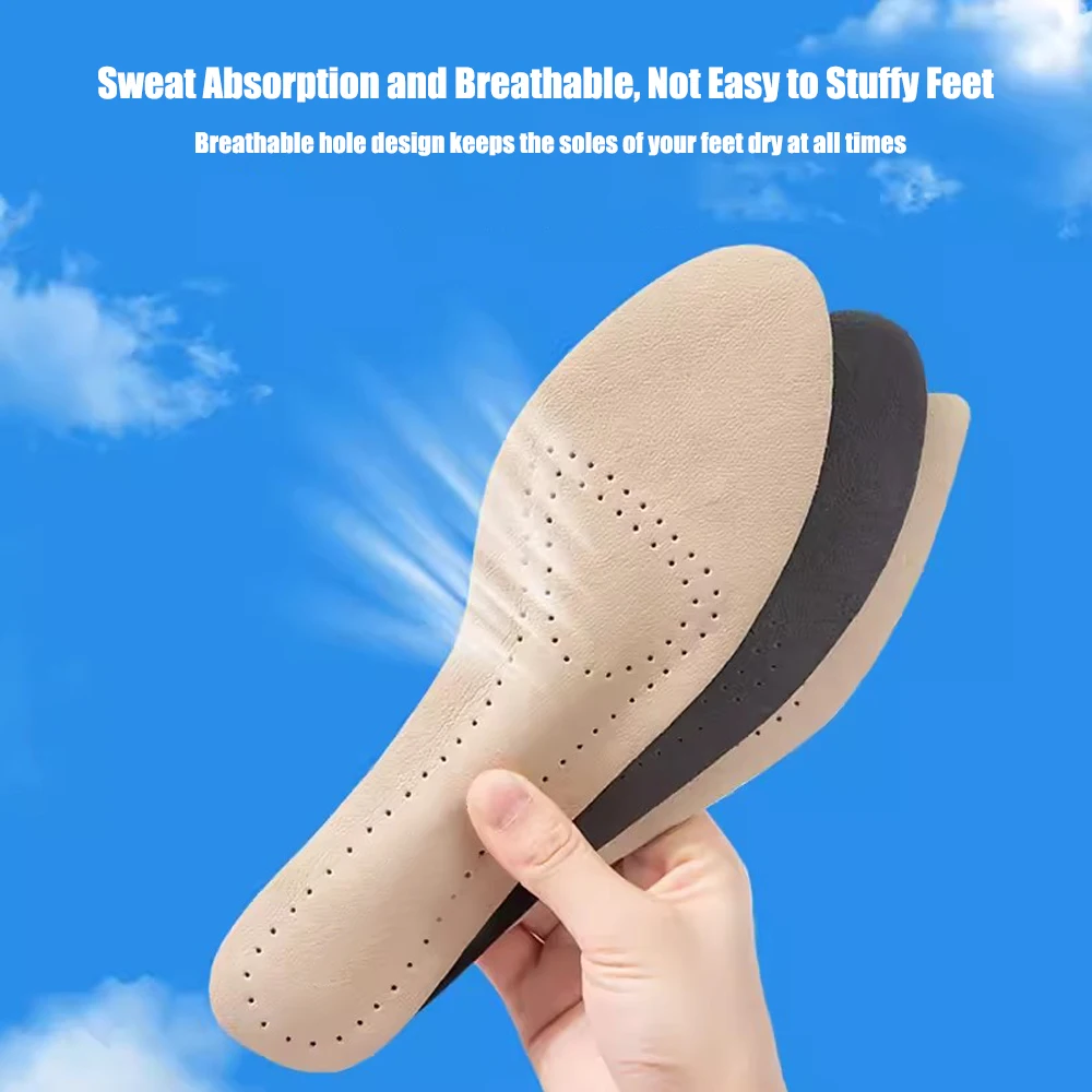 Self adhesive Leather Insoles  - Women'S Shoes For Plantar Fasciitis ulasan dan harga
