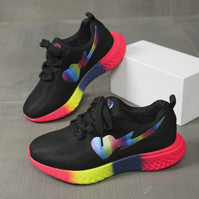 Women Rainbow Sole Light Sneak - Women Shoes Tennis ulasan dan harga