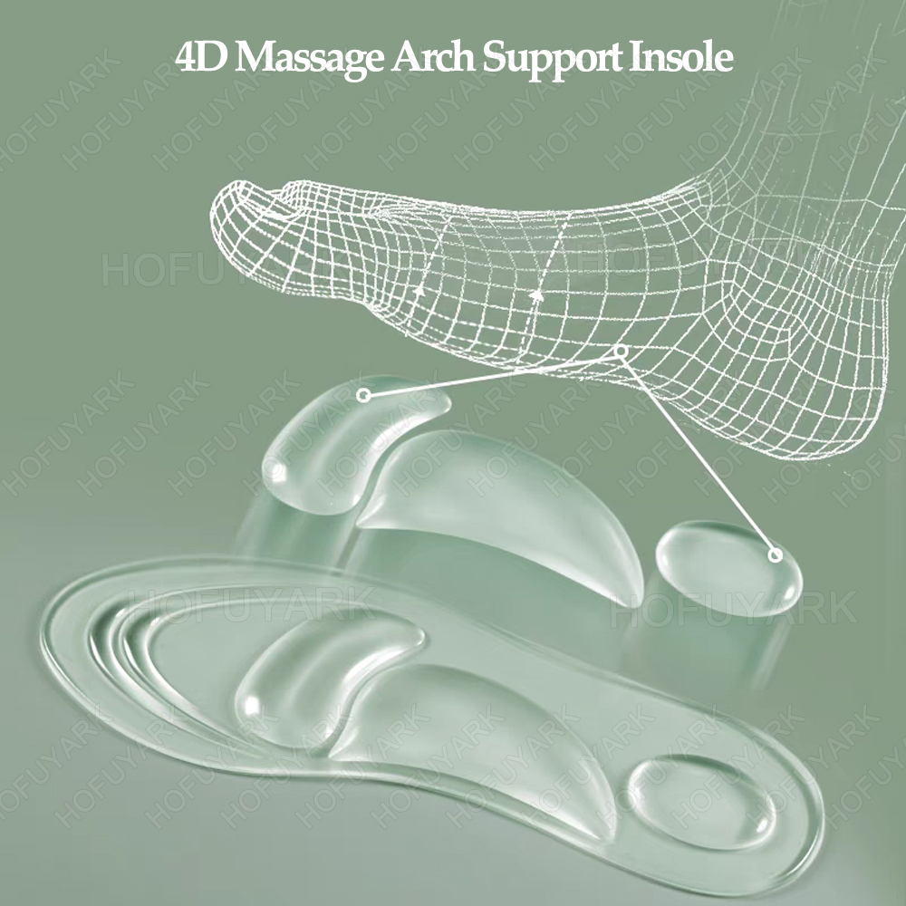 Silicone Gel Insoles Orthopedi - Women'S Shoes High Arch Support ulasan dan harga