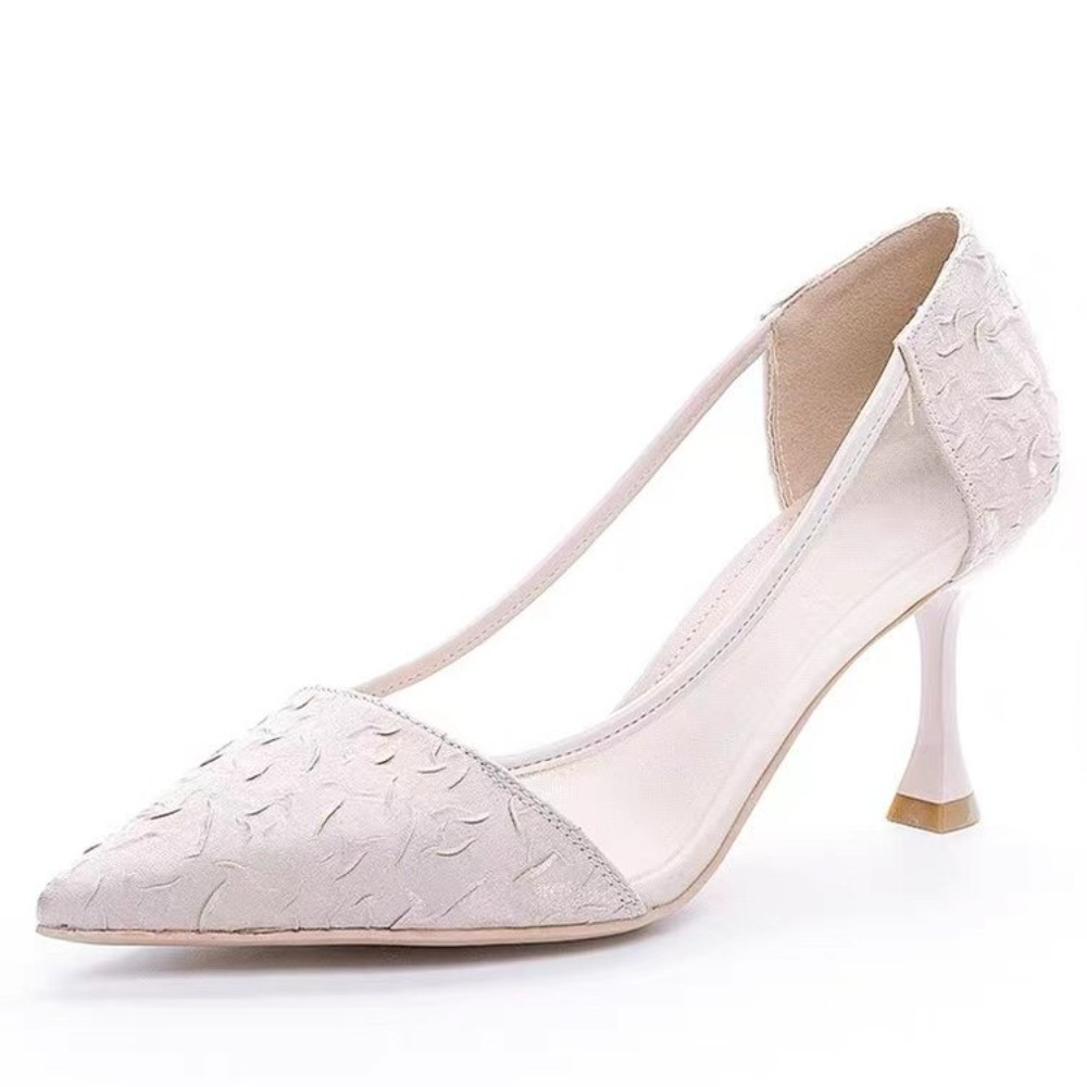 Luxe Embossed Sheer Mesh Pumps - Gladiator Sandal Women ulasan dan harga