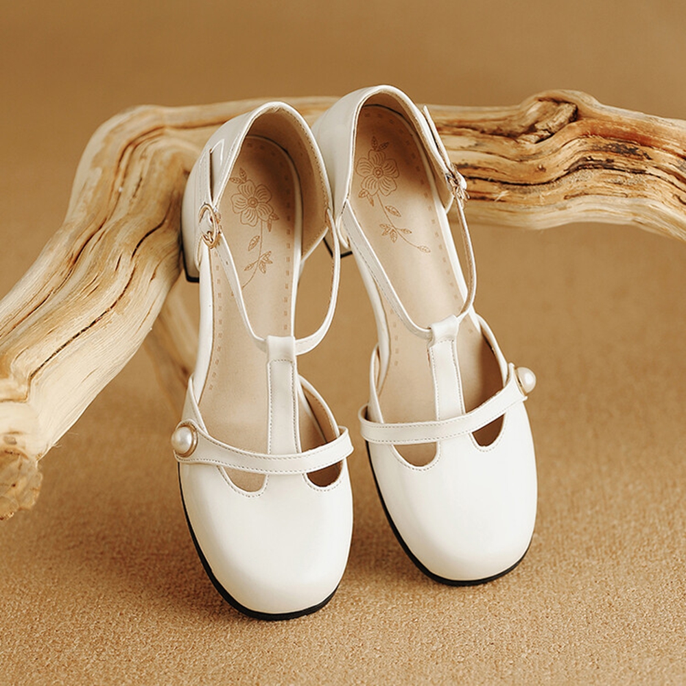 Thick High Heels Sandals Women - Women'S Shoes For Work ulasan dan harga