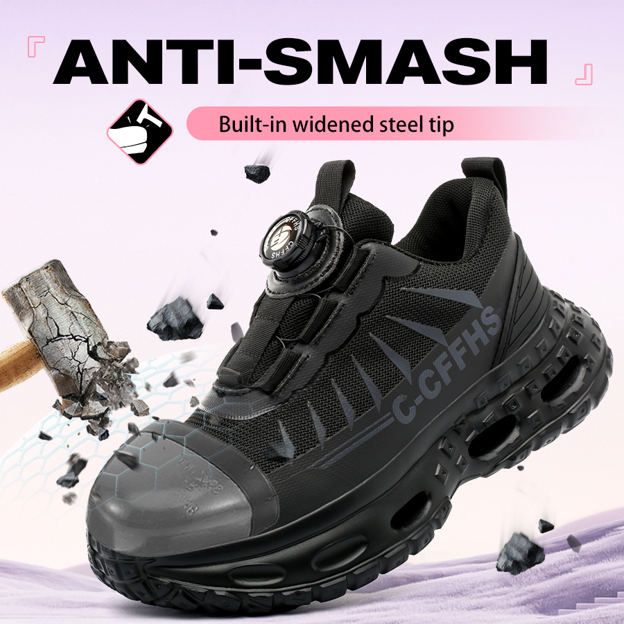 Rotating button Women Safety S - Women'S Shoes For Work ulasan dan harga