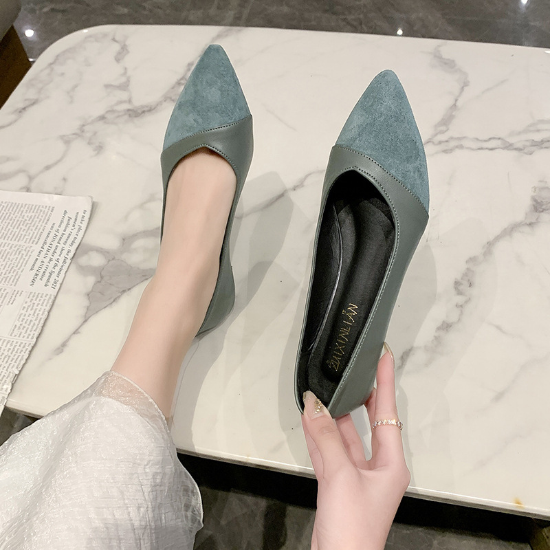 Flat black leather shoes for w - Women'S Shoes For Work ulasan dan harga
