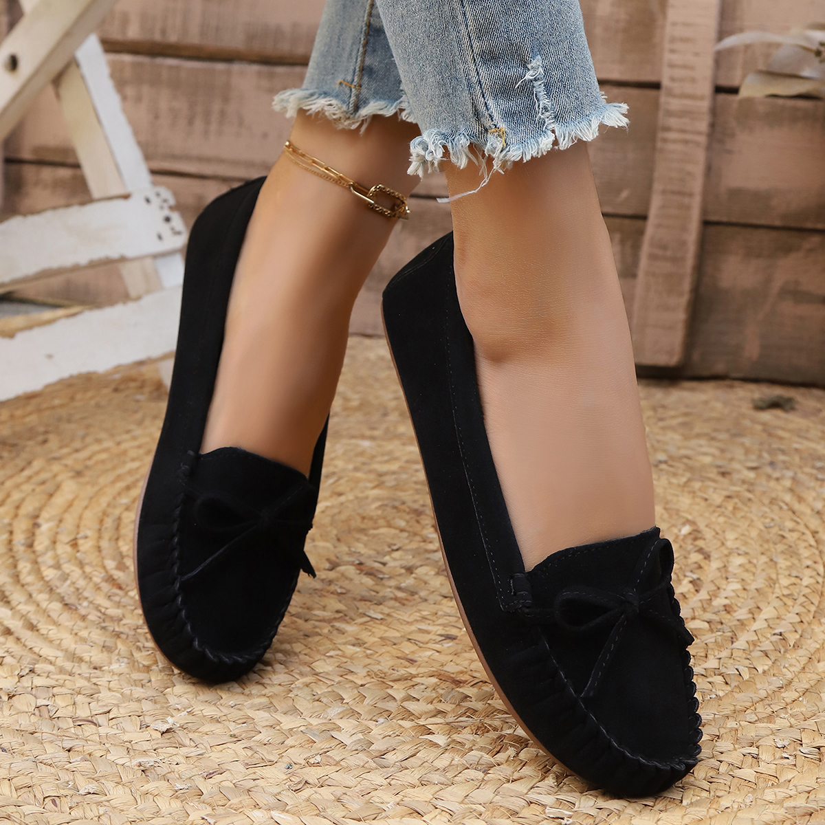 Spring and Autumn Elegant Roun - Women'S Shoes Plus Size ulasan dan harga