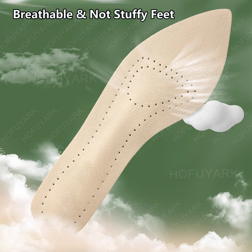 Self-adhesive Leather Insoles  - Women'S Shoes High Arch Support ulasan dan harga