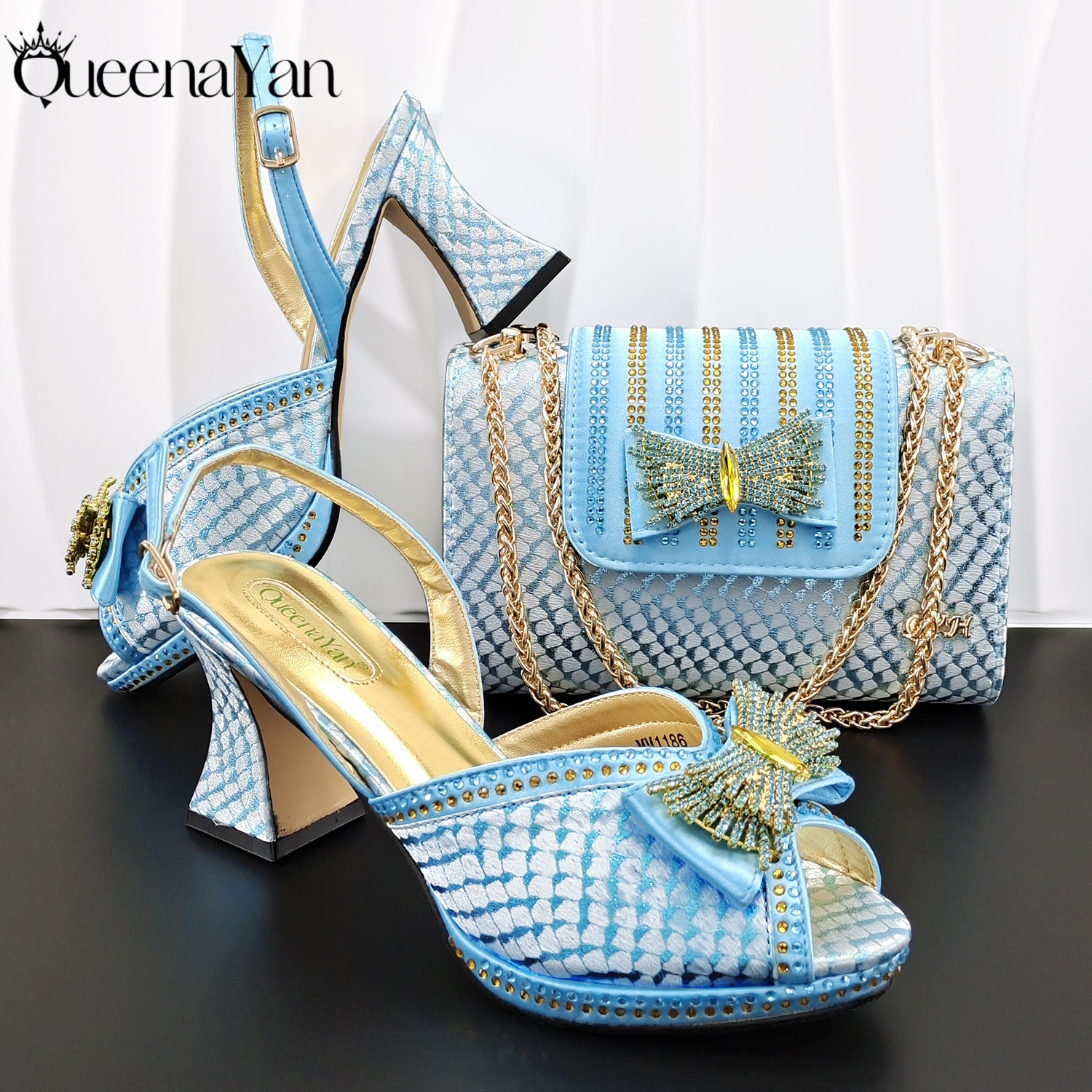 QueenaYan Hot Selling Sky Blue - Women'S Shoes Navy Blue ulasan dan harga