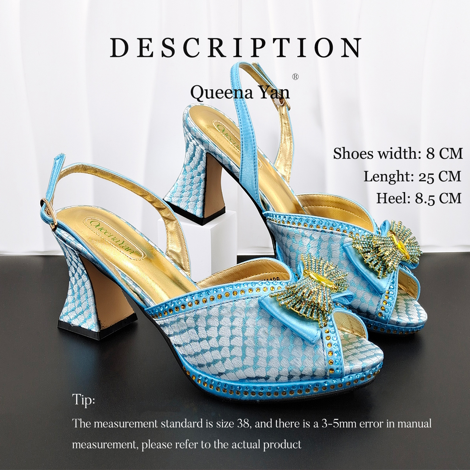 QueenaYan Hot Selling Sky Blue - Women'S Shoes Navy Blue ulasan dan harga
