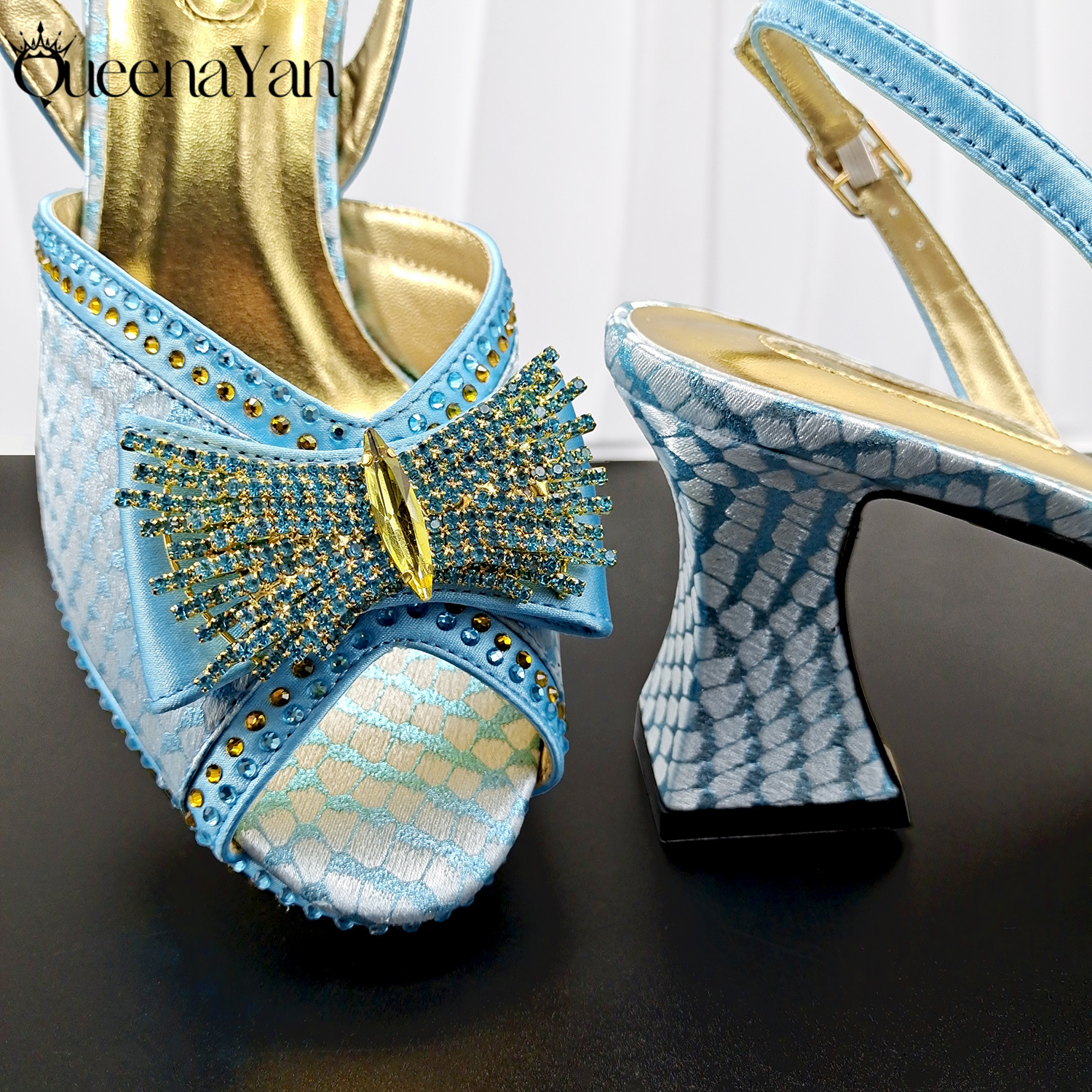 QueenaYan Hot Selling Sky Blue - Women'S Shoes Navy Blue ulasan dan harga