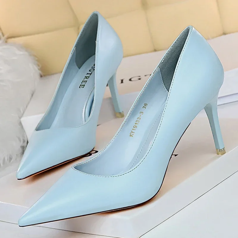 Woman Fashion Career Formal 7. - Women'S Shoes Navy Blue ulasan dan harga