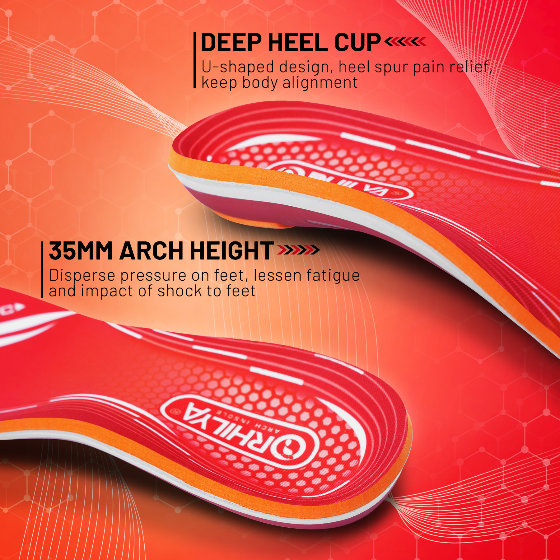 220lbs+ Plantar Fasciitis Orth - Women'S Shoes High Arch Support ulasan dan harga