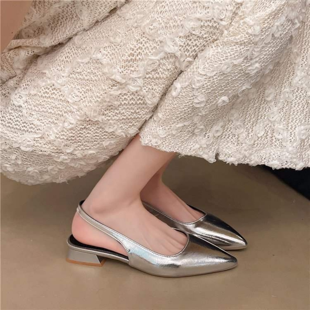 Summer New Fashion Outdoor Ver - Square Toe Mule ulasan dan harga