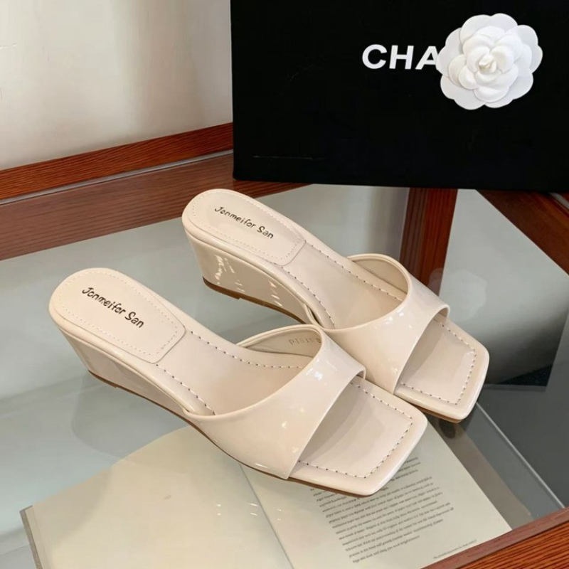 2026 Fashion Women Summer Squa - Women'S Shoes Navy Blue ulasan dan harga