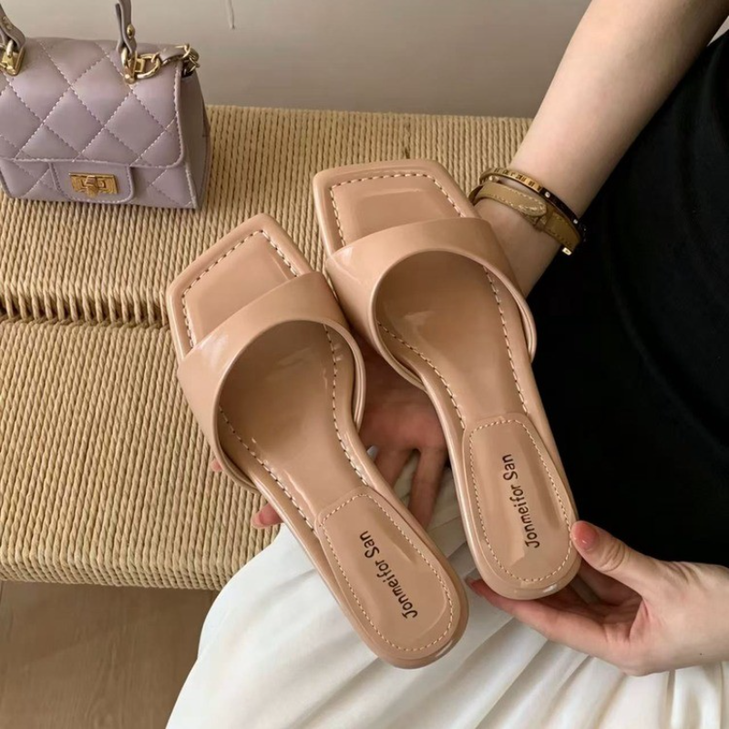 2026 Fashion Women Summer Squa - Women'S Shoes Navy Blue ulasan dan harga