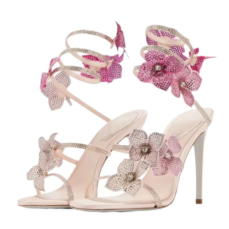 Eilyken Sexy CRYSTAL Flower Th - Gladiator Sandal Women ulasan dan harga