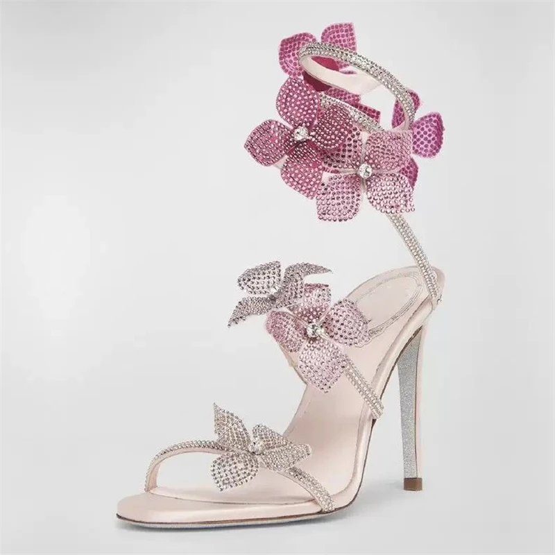 Eilyken Sexy CRYSTAL Flower Th - Gladiator Sandal Women ulasan dan harga