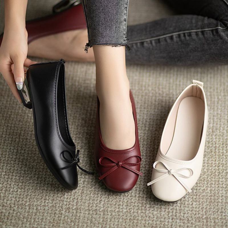 Elegant Bowknot Flat Shoes for - Women'S Shoes For Work ulasan dan harga
