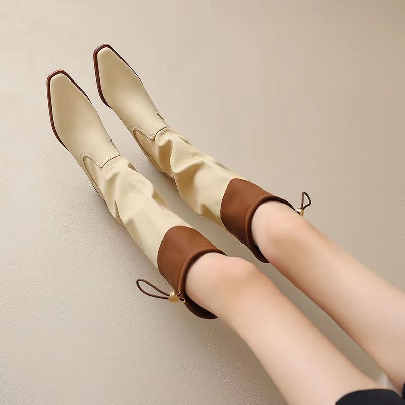 Apricot Square Toe Women's Lon - Women'S Shoes For Work ulasan dan harga
