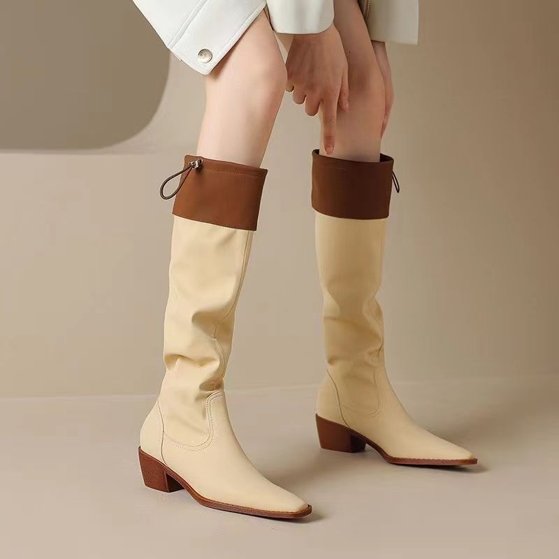 Apricot Square Toe Women's Lon - Women'S Shoes For Work ulasan dan harga