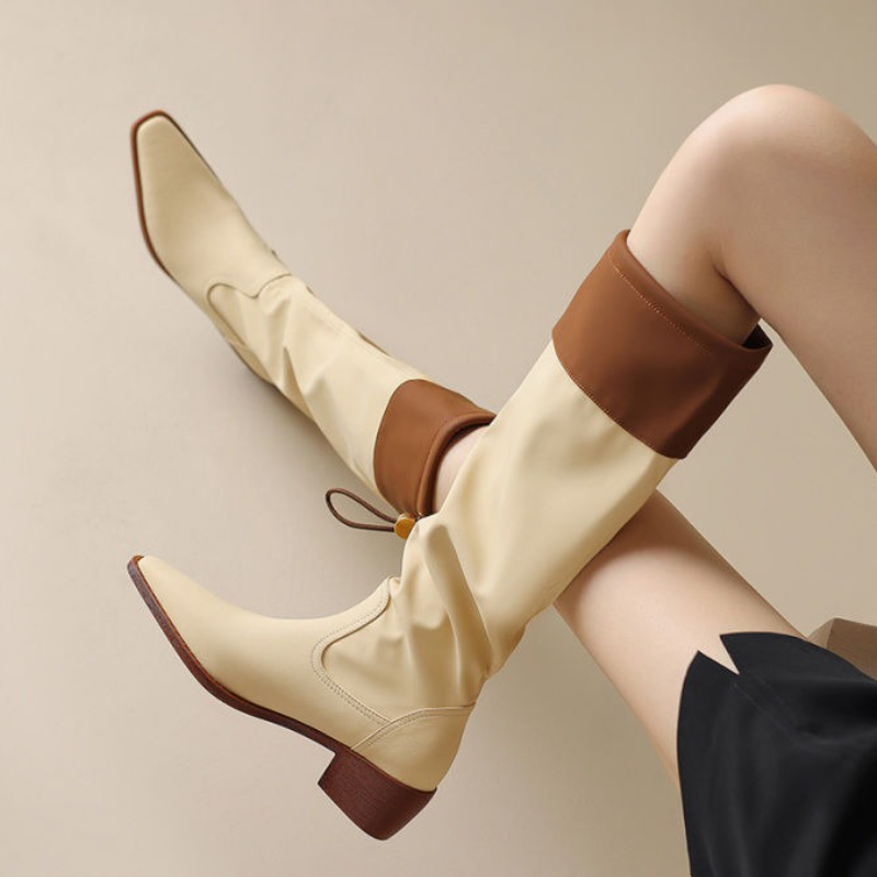 Apricot Square Toe Women's Lon - Women'S Shoes For Work ulasan dan harga