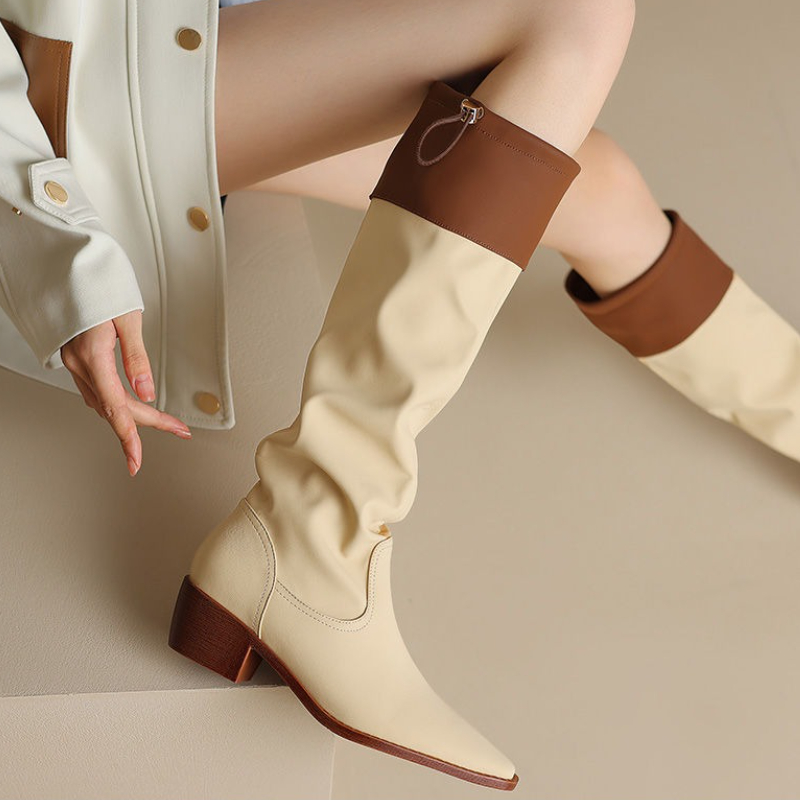 Apricot Square Toe Women's Lon - Women'S Shoes For Work ulasan dan harga