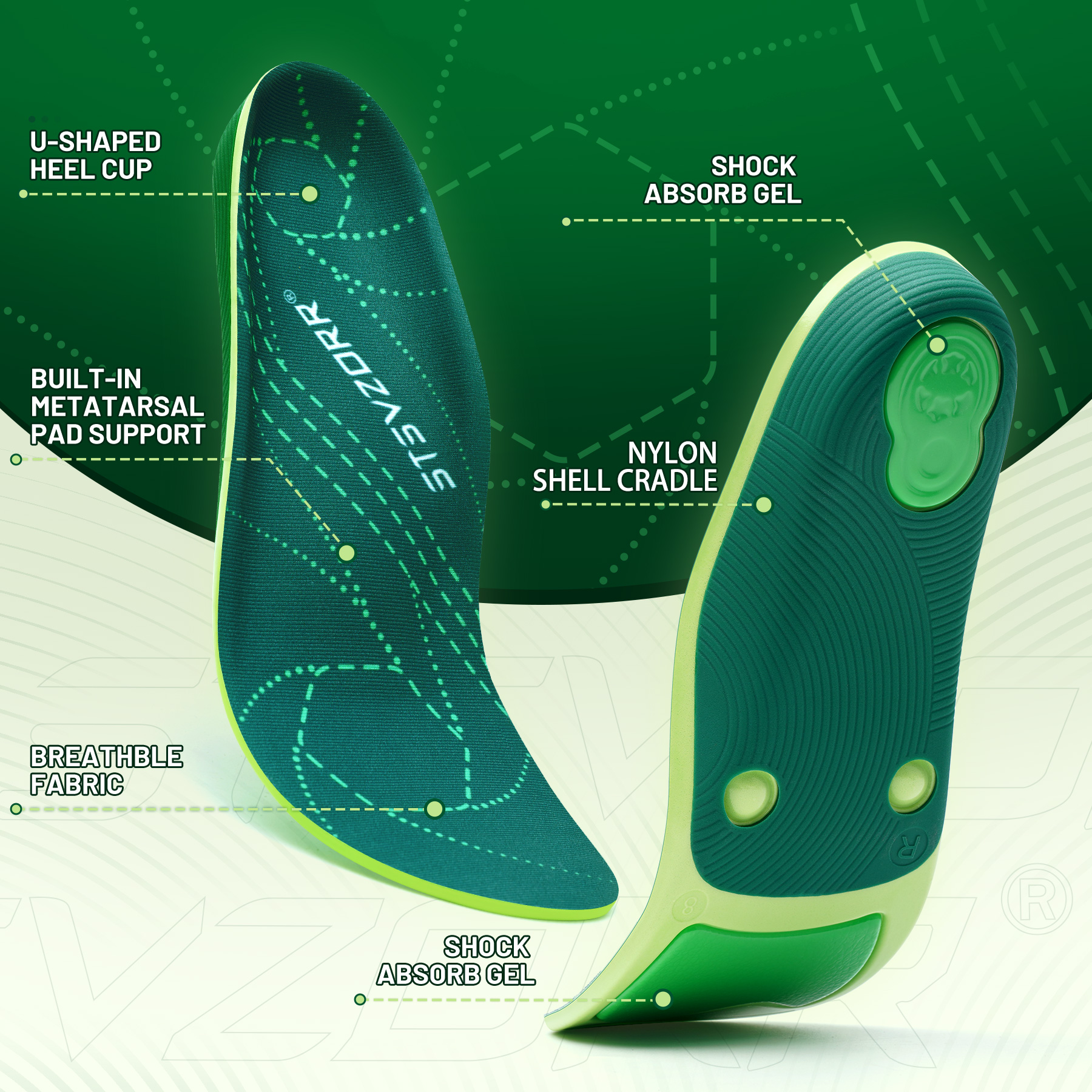 Plantar Fasciitis Relief Ortho - Women'S Shoes High Arch Support ulasan dan harga