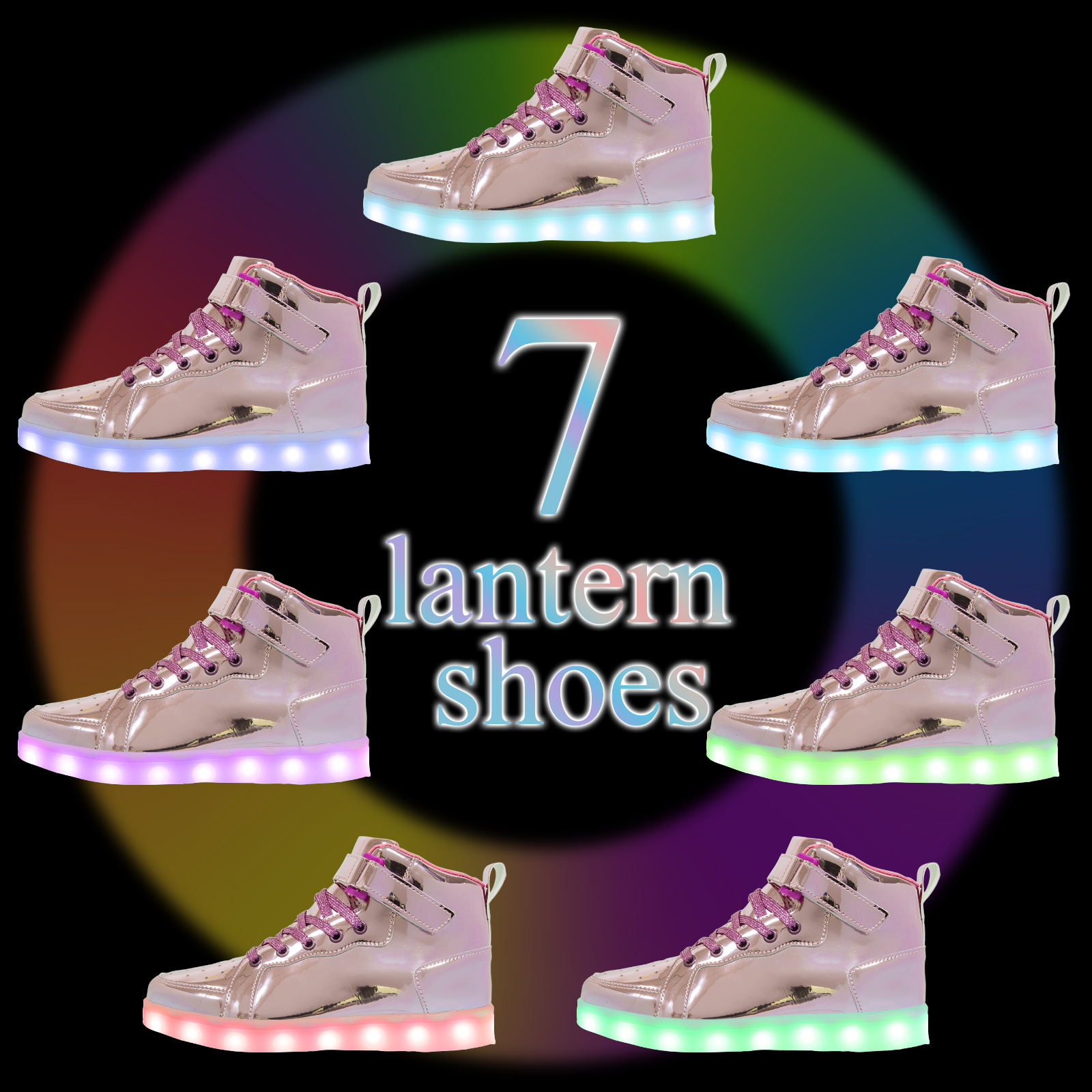 Size 25-47 USB Charging Glowin - Women Shoes Size 7 ulasan dan harga