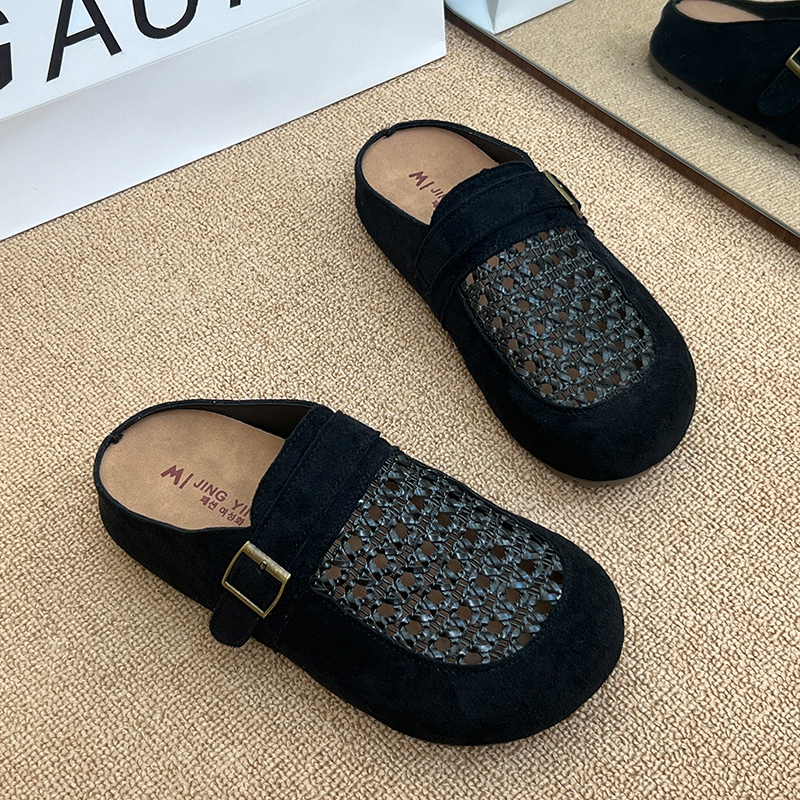 Mesh Women Slippers Flats Mule - Women Shoes Size 7 ulasan dan harga