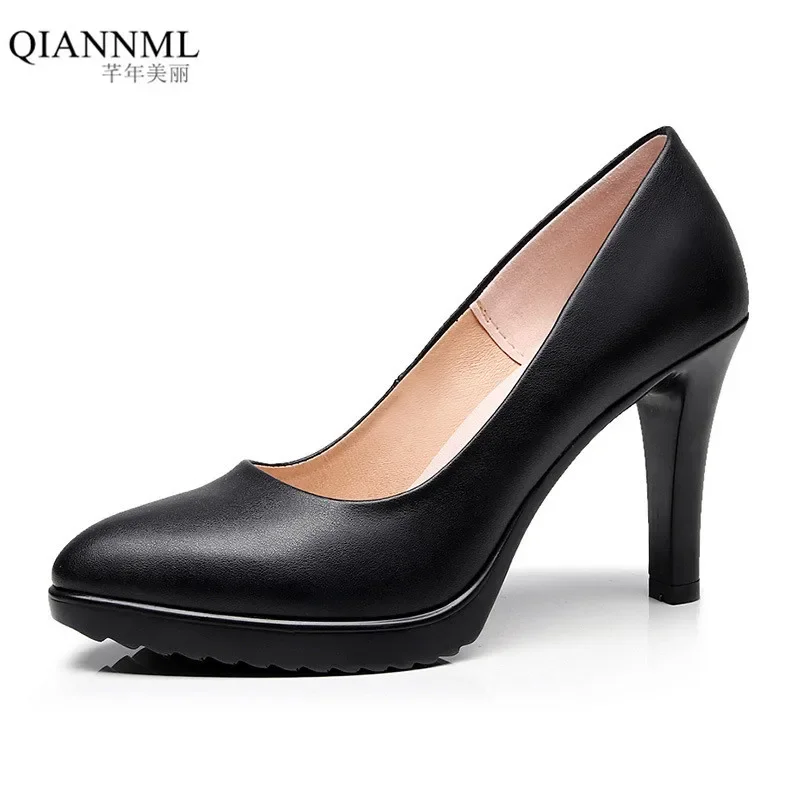 8cm Small Size 32-43 Fashion E - Court Heel Pointed ulasan dan harga