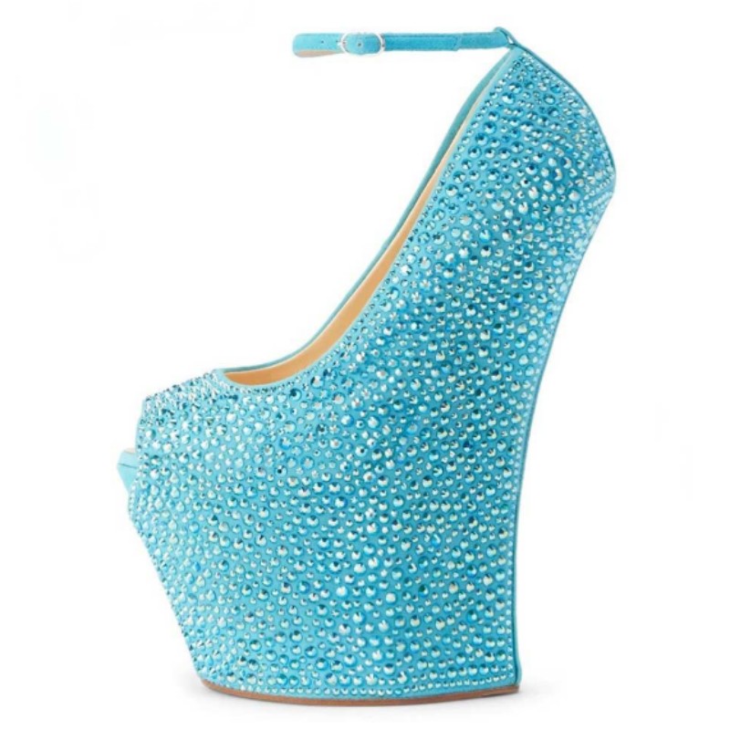 DIZHUANG Sexy women's high hee - Women'S Shoes Navy Blue ulasan dan harga