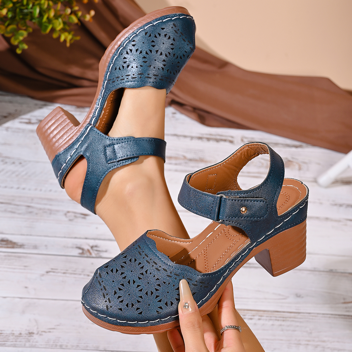 Women Casual Shoes Hollow Clos - Women'S Shoes Plus Size ulasan dan harga
