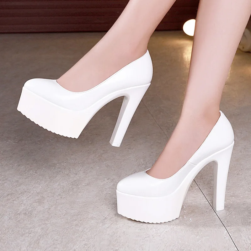 11cm 13cm Small Size 32-43 Fas - Court Heel Pointed ulasan dan harga