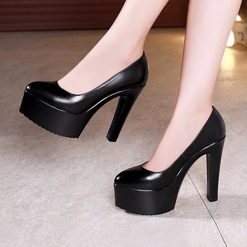 11cm 13cm Small Size 32-43 Fas - Court Heel Pointed ulasan dan harga