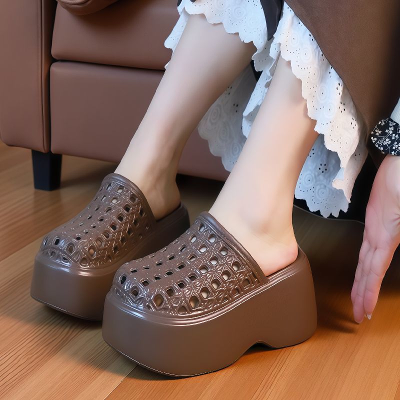 New cut-outs high heels EVA sa - Women Shoes Wedges ulasan dan harga