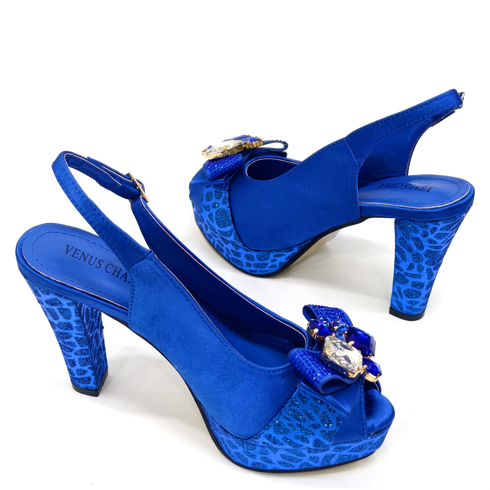 2024 Rhinestone Design INS Hot - Women'S Shoes Navy Blue ulasan dan harga