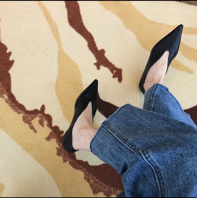 Trend Women Shoes Flats Sandal - Square Toe Mule ulasan dan harga