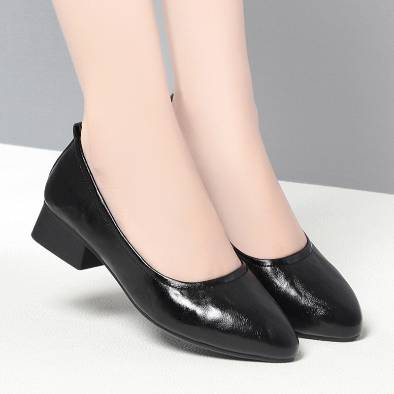 3cm Top Quality Breathable Poi - Court Heel Pointed ulasan dan harga