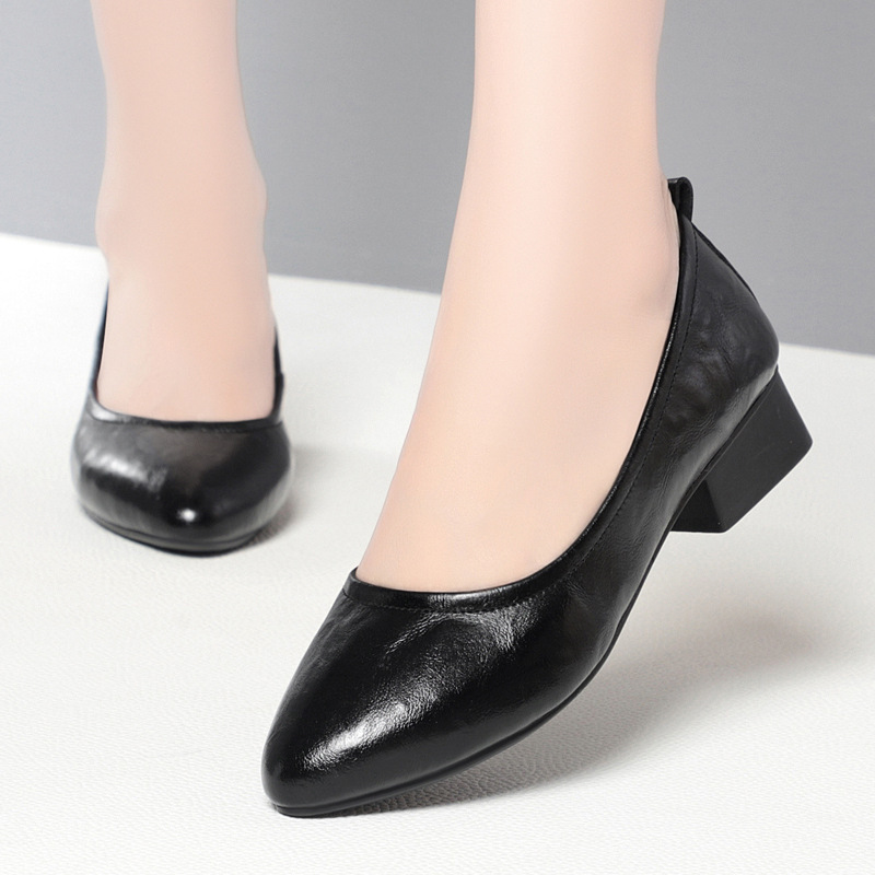 3cm Top Quality Breathable Poi - Court Heel Pointed ulasan dan harga