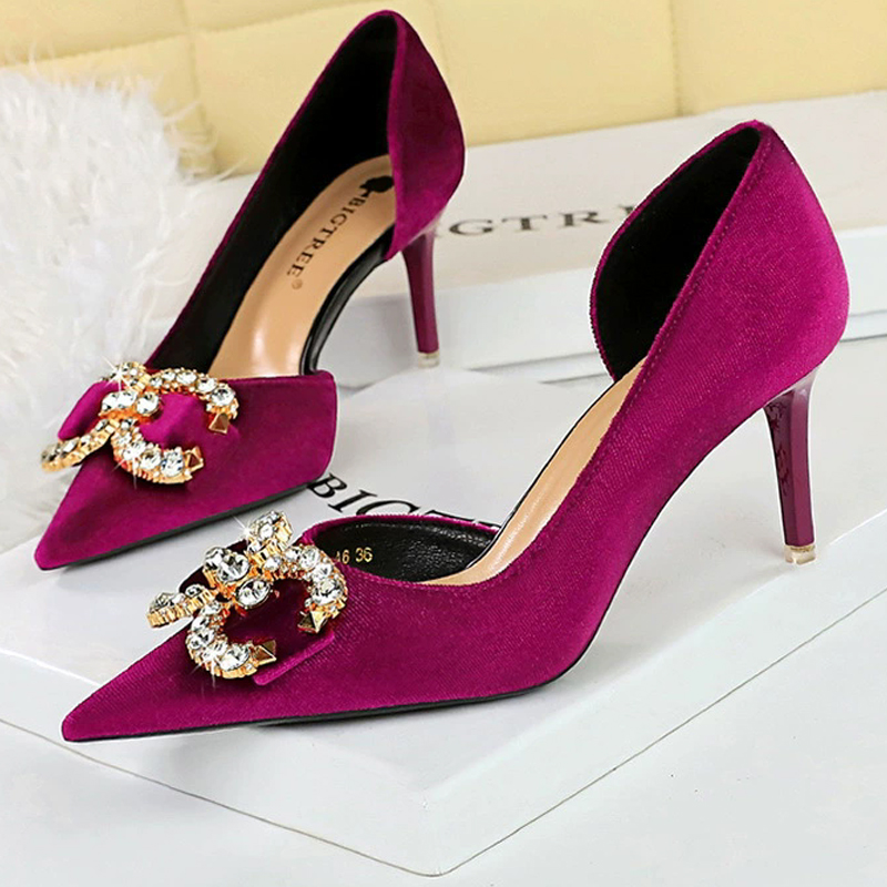 Luxury Women Pumps high heels  - Women Shoes Size 7 ulasan dan harga