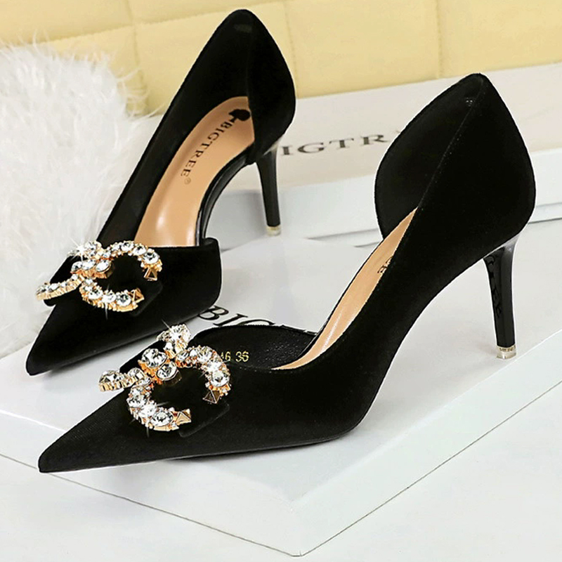Luxury Women Pumps high heels  - Women Shoes Size 7 ulasan dan harga